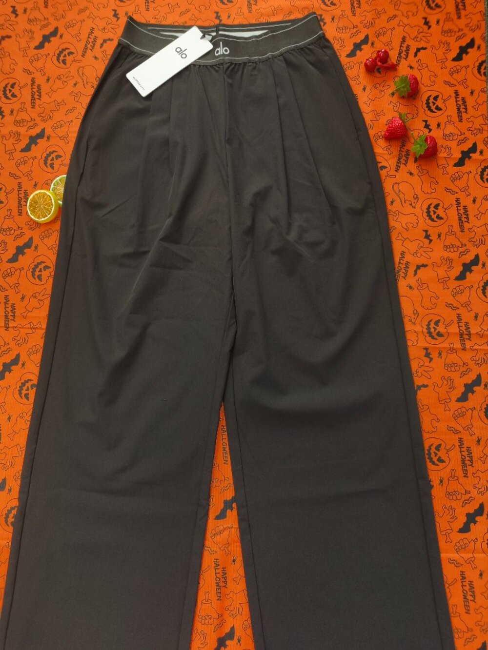 Regular Length ALO Yoga Suit Up Trouser In Black - 30" Inseam Pants🤗💘 - Picture 3 of 7